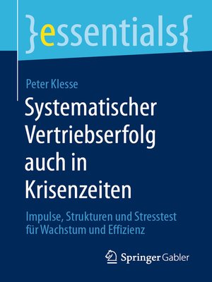 cover image of Systematischer Vertriebserfolg auch in Krisenzeiten
